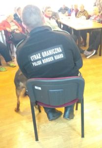 Psi  funkcjonariusz  Straży  Granicznej