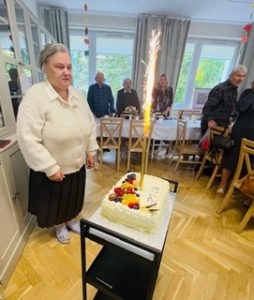 70 urodziny Pani Tereski w Dziennym Domu Złoty Wiek „Senior+” w Koszalinie